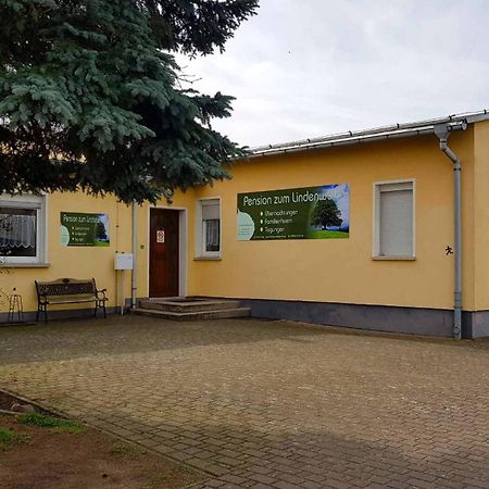 Pension Zum Lindenwald Colbitz Buitenkant foto